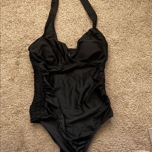 Motherhood Maternity Black One Piece Swimsuit